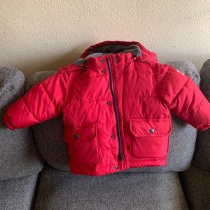 Red Gap toddler snow jacket size 12-18 months